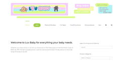 Desktop Screenshot of luvbaby.com.au